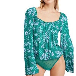 Free People One on One Date Bodysuit